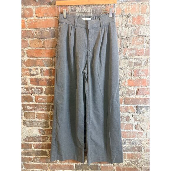 ABERCROMIE & FITCH • Gray Wide Leg High Waist Dress Pant • Ladies Size S - Picture 1 of 10